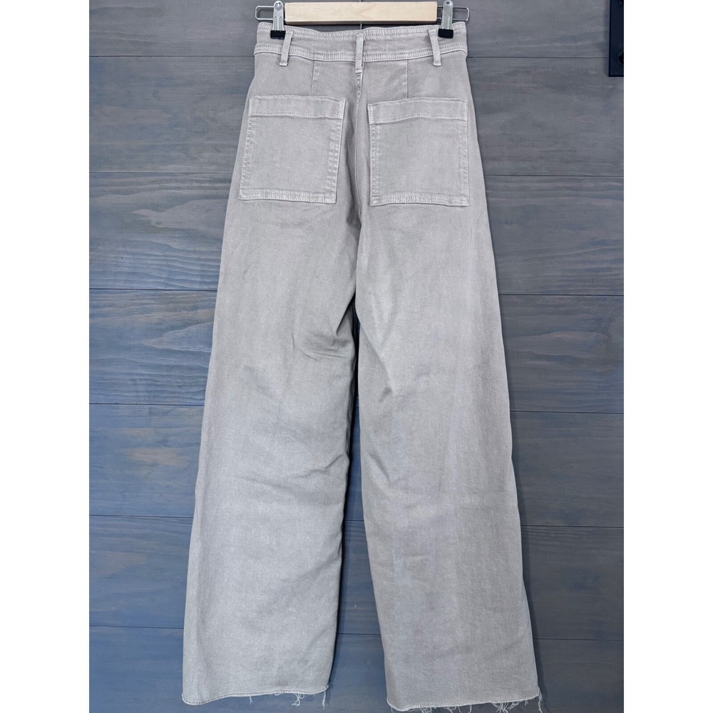 Zara The‎ Marine Straight Jeans Women's Size 2 Wide Leg - Picture 5 of 9